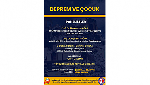 TÜRKİYE'NİN VE ÇANAKKALE'NİN DEPREM GERÇEĞİ KONUŞULACAK