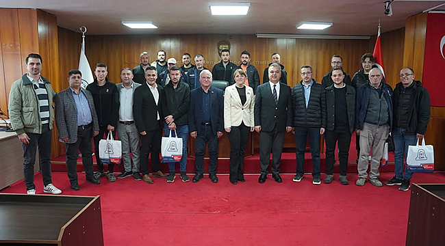 BAŞKAN ARSLAN PERSONELİYLE BAYRAMLAŞTI