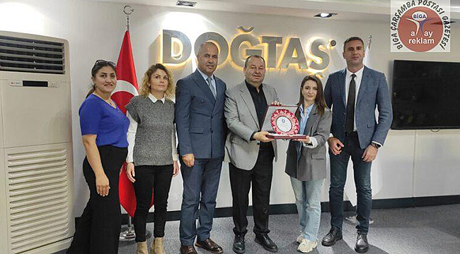 BİGA ORTAOKULU'NDAN TEŞEKKÜR ZİYARETİ
