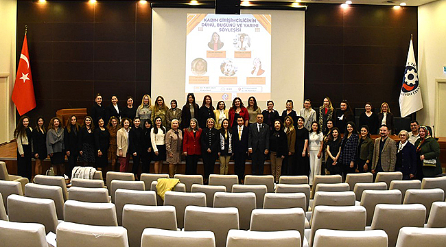 KADIN GİRİŞİMCİLİĞİNİN DÜNÜ, BUGÜNÜ VE YARINI SÖYLEŞİSİ ÇTSO'DA GERÇEKLEŞTİRİLDİ