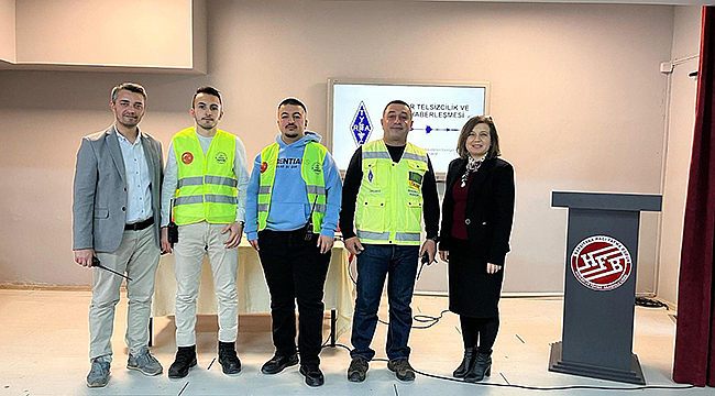 TRAC ÇAN ŞUBESİ, AFET HABERLEŞME EĞİTİMİ VERDİ