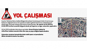ALTYAPI ÇALIŞMASI DUYURUSU!