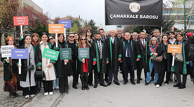AVUKATLAR ADALET İÇİN SESİNİ YÜKSELTTİ