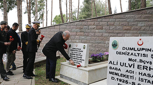 BARBAROS ŞEHİTLİĞİ'NDE TÖREN DÜZENLENDİ