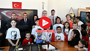 BAŞKAN ARSLAN, BAŞKANLIK MAKAMINI ÇOCUKLARA BIRAKTI