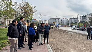 BAŞKAN ERKEK, TEKNİK İNCELEME GEZİSİNDE