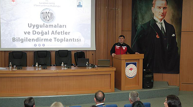 DOĞAL AFETLERE KARŞI TARIM SİGORTALARI BİLİNÇLENDİRME TOPLANTISI DÜZENLENDİ