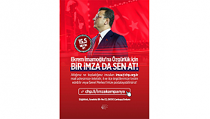 EKREM İMAMOĞLU İÇİN İMZA TOPLANACAK YERLER AÇIKLANDI