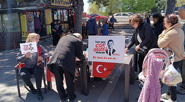 "Ekrem İmamoğlu'na Özgürlük" İmza Kampanyası 22 Nisan'a Uzatıldı