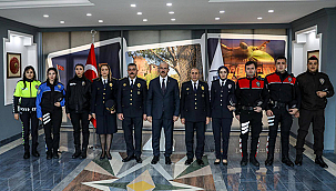 POLİS HAFTASI KAPSAMINDA VALİ TORAMAN'A ZİYARET