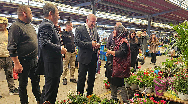 VALİ ÖMER TORAMAN'DAN CUMA PAZARI ZİYARETİ