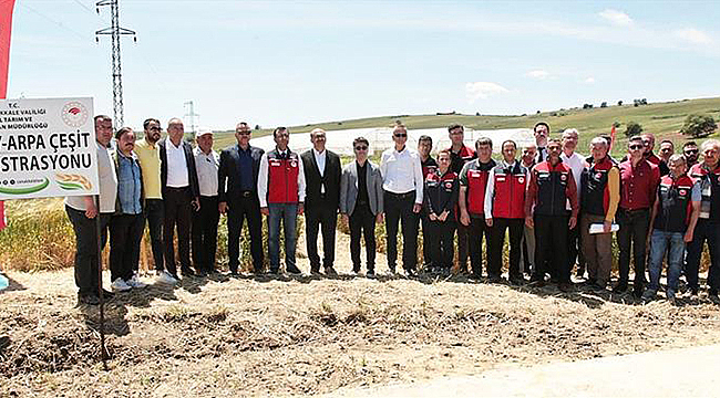 14 ÇEŞİT BUĞDAY, 2 ÇEŞİT ARPA İÇİN TARLA GÜNÜ DÜZENLENDİ