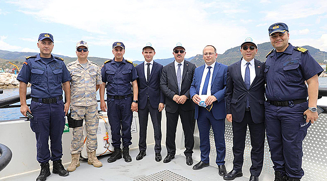 Ayvacık'ta sahil güvenlik ve göç incelemesi