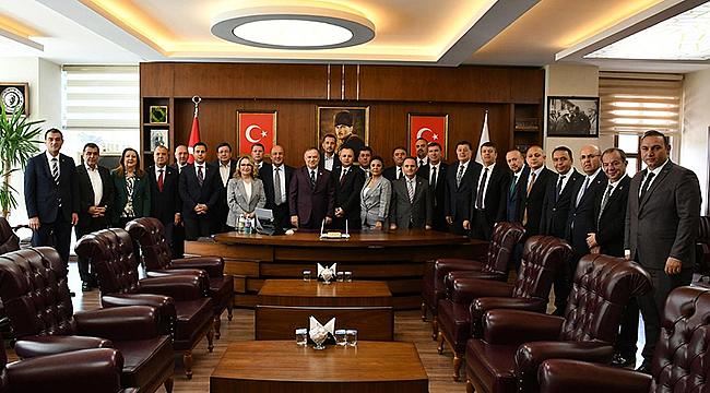 BAŞKAN ERKEK, İL BELEDİYE BAŞKANLARI TOPLANTISINA KATILDI