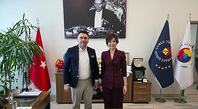 BİGA TSO GENEL SEKRETERİ DİLAY ŞEN BİTİRİM'DEN ÇORLU'DA ZİYARETLER