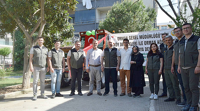 ÇANAKKALE'DE ORMAN KÖYLÜSÜNE MEKANİZASYON DESTEĞİ