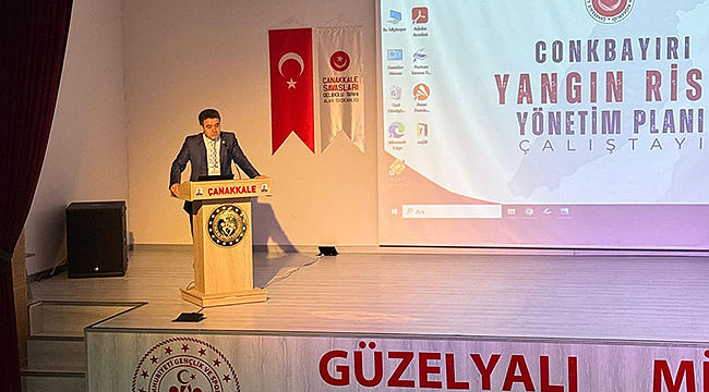 "CONKBAYIRI YANGIN RİSK YÖNETİM PLANI ÇALIŞTAYI" GERÇEKLEŞTİRİLDİ 