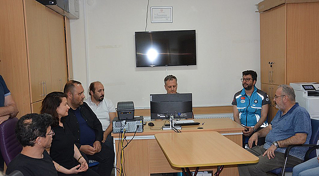 İL SAĞLIK MÜDÜRÜ OP. DR. GÖKHAN BAŞTÜRK'TEN İSG BİRİMİNE ZİYARET