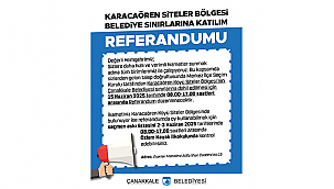 KARACAÖREN SİTELER BÖLGESİ İÇİN REFERANDUM YAPILACAK
