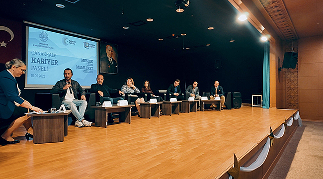 "MESLEK LİSESİ MEMLEKET MESELESİ" KONULU KARİYER PANELİ GERÇEKLEŞTİRİLDİ