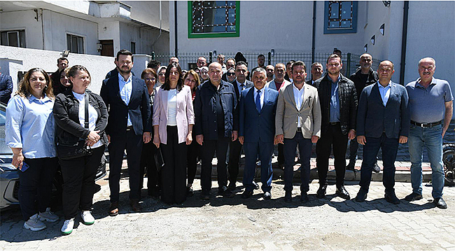 MİLLETVEKİLİ AYHAN GİDER'DEN LAPSEKİ'DE EMNİYET VE EĞİTİM YATIRIMLARINA ZİYARET