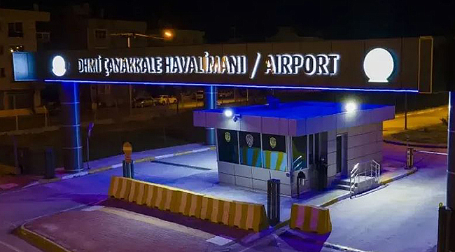 NİSAN AYINDA ÇANAKKALE HAVALİMANI'NDA 13.500 YOLCUYA HİZMET VERİLDİ
