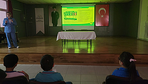 ÖĞRENCİLER ATIK YÖNETİMİNE İLİŞKİN BİLGİLENDİRİLDİ