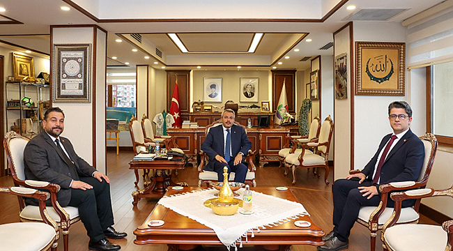 REKTÖR PROF. DR. R. CÜNEYT ERENOĞLU'NDAN RİZE VALİSİ BAYDAŞ'A ZİYARET