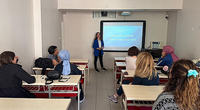 SAĞLIKLI HAYAT İÇİN SAHA'DAYIZ: İLK EĞİTİMLER VERİLDİ