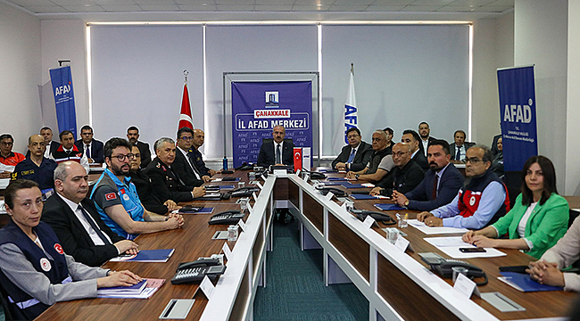 TOPLANTIDA, TATBİKAT SÜRESİNCE GERÇEKLEŞTİRİLEN ÇALIŞMALAR DEĞERLENDİRİLDİ