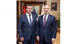 TURAN, AK PARTİ EZİNE İLÇE BAŞKANI DOĞAN'I AĞIRLADI
