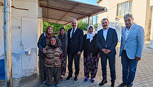 VALİ TORAMAN AKÇEŞME KÖYÜ'NÜ ZİYARET ETTİ
