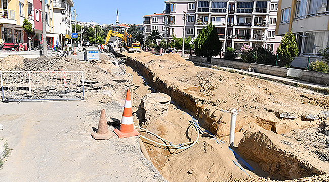 ABDİ İPEKÇİ CADDESİ'NDE ALTYAPI YENİLEME ÇALIŞMASI