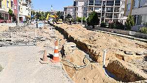 ABDİ İPEKÇİ CADDESİ'NDE ALTYAPI YENİLEME ÇALIŞMASI