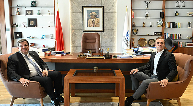 AHMET AKIN'DAN MUHARREM ERKEK'E ZİYARET