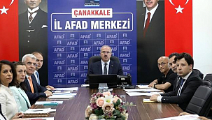 AYVACIK DEPREMLERİ SONRASI DEĞERLENDİRME TOPLANTISI YAPILDI