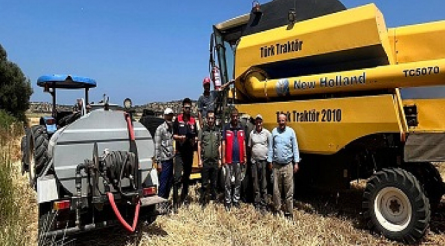 AYVACIK TUZLA KÖYÜNDE YANGIN BİLGİLENDİRMESİ