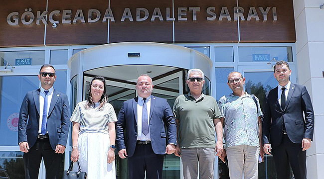 BARO BAŞKANI DİKME'DEN GÖKÇEADA ZİYARETİ