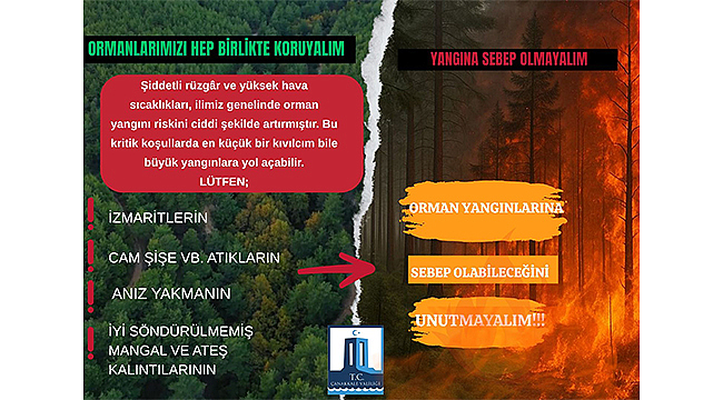 "BİR KIVILCIM, YILLARIN EMEĞİNİ YOK EDEBİLİR"