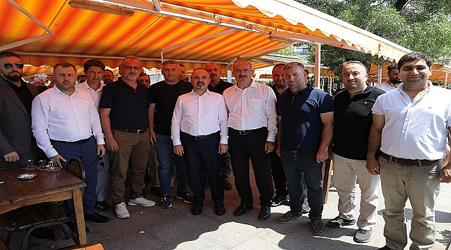 BÜLENT TURAN ÇANAKKALE KORDONU'NDA VATANDAŞLARLA BULUŞTU