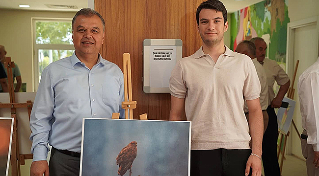 çan'da kuşlar ve ekosistem konulu ödül töreni