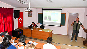 ÇOMÜ'DE ORMAN YANGINLARI BİLİNÇLENDİRME EĞİTİMİ DÜZENLENDİ