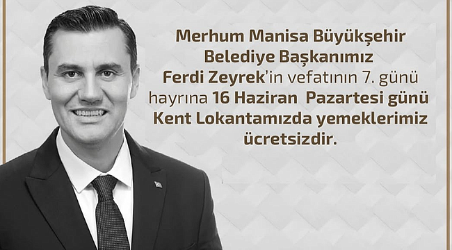 Ferdi zeyrek'in anısına hayır
