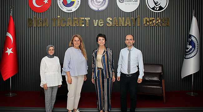 GÜNEY MARMARA KALKINMA AJANSI'NDAN BİGA TSO'YA ZİYARET