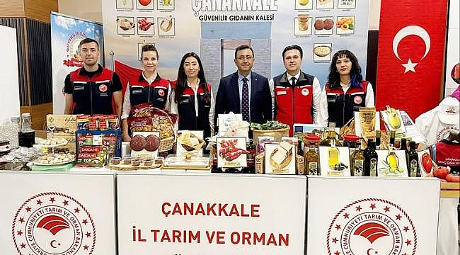 "GÜVENİLİR GIDANIN KALESİ ÇANAKKALE" TARIMSAL ÜRÜNLERİ ANKARA'DA TANITILDI