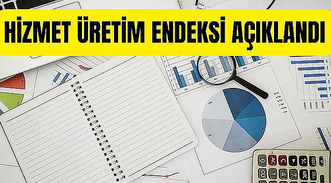 HİZMET ÜRETİM ENDEKSİ YILLIK %4,5 ARTTI