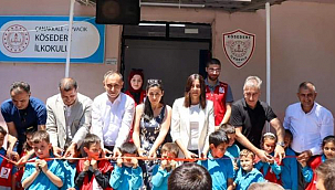 İL MİLLÎ EĞİTİM MÜDÜRÜ MİNE HAYTA, KÖSEDERE İLKOKULU KÜTÜPHANE AÇILIŞINA KATILDI