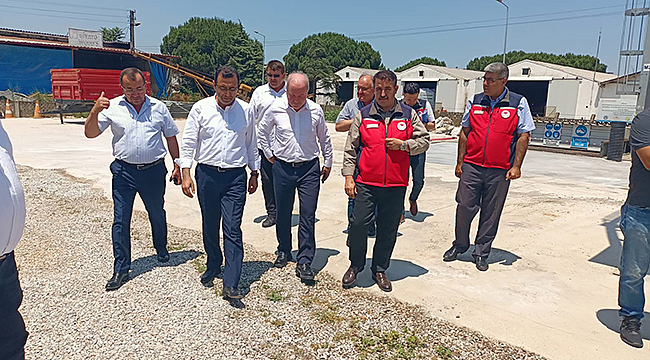 İL TARIM MÜDÜRÜ DEMİRHAN'DAN BİGA'YA ZİYARET