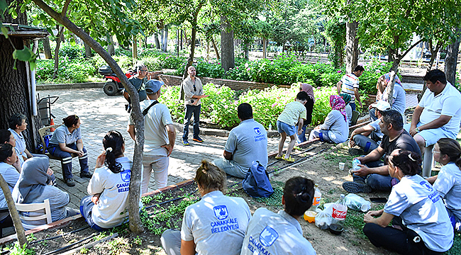 PARK VE BAHÇELER PERSONELİ EĞİTİMLERİ SÜRÜYOR