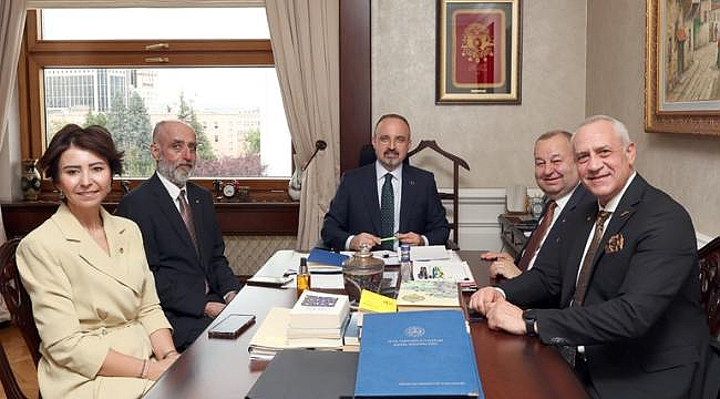 TURAN, BİGA TSO HEYETİNİ MAKAMINDA AĞIRLADI